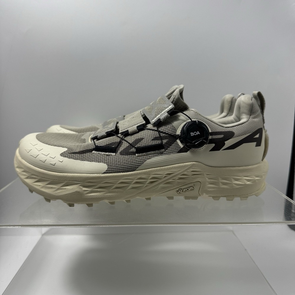 Brand New Altra Timp 5 BOA AL0A85Q9923 Taupe Trail Shoes Men's Size 10.5 SAMPLE